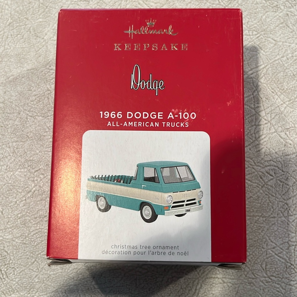 Hallmark dodge 1966 truck ornament
